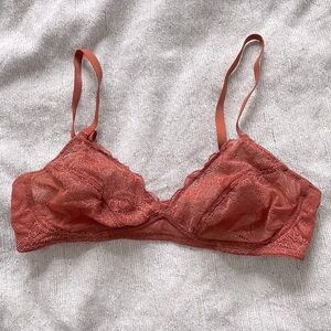 Madewell Copper Lace Bralette